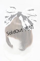 BABY,THE STARS SHINE BRIGHT / Romantic Dream Roseカチューシャ  ブラック/オフ白 H-25-12-05-1010-BA-AC-NS-ZH