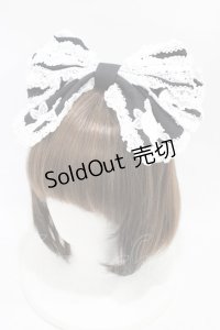 BABY,THE STARS SHINE BRIGHT / Romantic Dream Roseカチューシャ  ブラック/オフ白 H-25-12-05-1010-BA-AC-NS-ZH