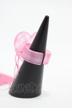 画像2: Angelic Pretty / Lovelyギンガムリング Free ピンク H-25-12-05-1014-AP-AC-NS-ZH
