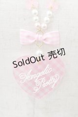 Angelic Pretty / Lovelyギンガムネックレス  ピンク H-25-12-05-1015-AP-AC-NS-ZH