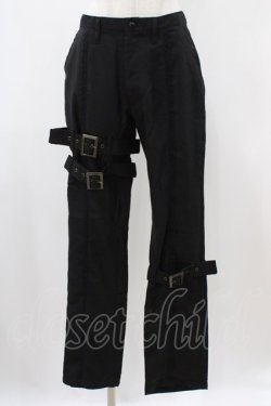 画像1: ALICE and the PIRATES / ジュリウスパンツ Free ブラック H-25-12-05-1017-PA-PA-NS-ZH