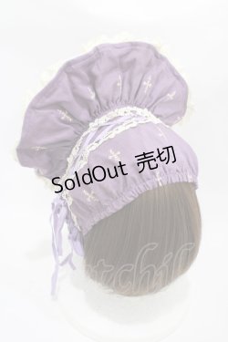 画像2: ALICE and the PIRATES / St. Mephisto Cathedrale柄ボンネット  アイリス H-25-12-05-1002-PA-AC-NS-ZH