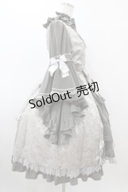 画像3: metamorphose / ノーブルジャガード姫袖ワンピース Free グレー H-25-12-05-1018-ME-OP-NS-ZH