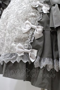 画像5: metamorphose / ノーブルジャガード姫袖ワンピース Free グレー H-25-12-05-1018-ME-OP-NS-ZH