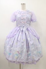 Angelic Pretty / Chateau d’ecumeワンピース Free ラベンダー H-25-12-05-1019-AP-OP-NS-ZH