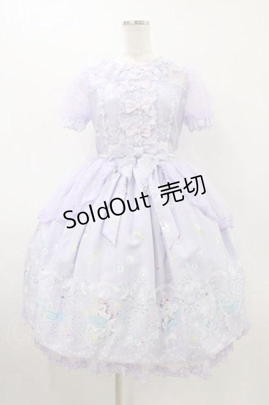 画像1: Angelic Pretty / Chateau d’ecumeワンピース Free ラベンダー H-25-12-05-1019-AP-OP-NS-ZH (1)