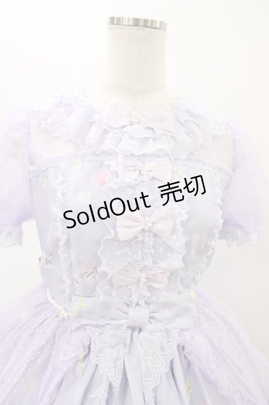 画像4: Angelic Pretty / Chateau d’ecumeワンピース Free ラベンダー H-25-12-05-1019-AP-OP-NS-ZH (4)