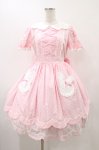 画像1: Angelic Pretty / うさぎちゃんポッケワンピース Free ピンク H-25-12-05-1020-AP-OP-NS-ZH (1)