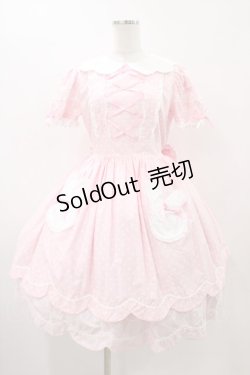 画像1: Angelic Pretty / うさぎちゃんポッケワンピース Free ピンク H-25-12-05-1020-AP-OP-NS-ZH