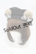 Amavel / Bears Closet ベレー帽  ブラック H-25-12-05-1003-CA-AC-NS-ZH