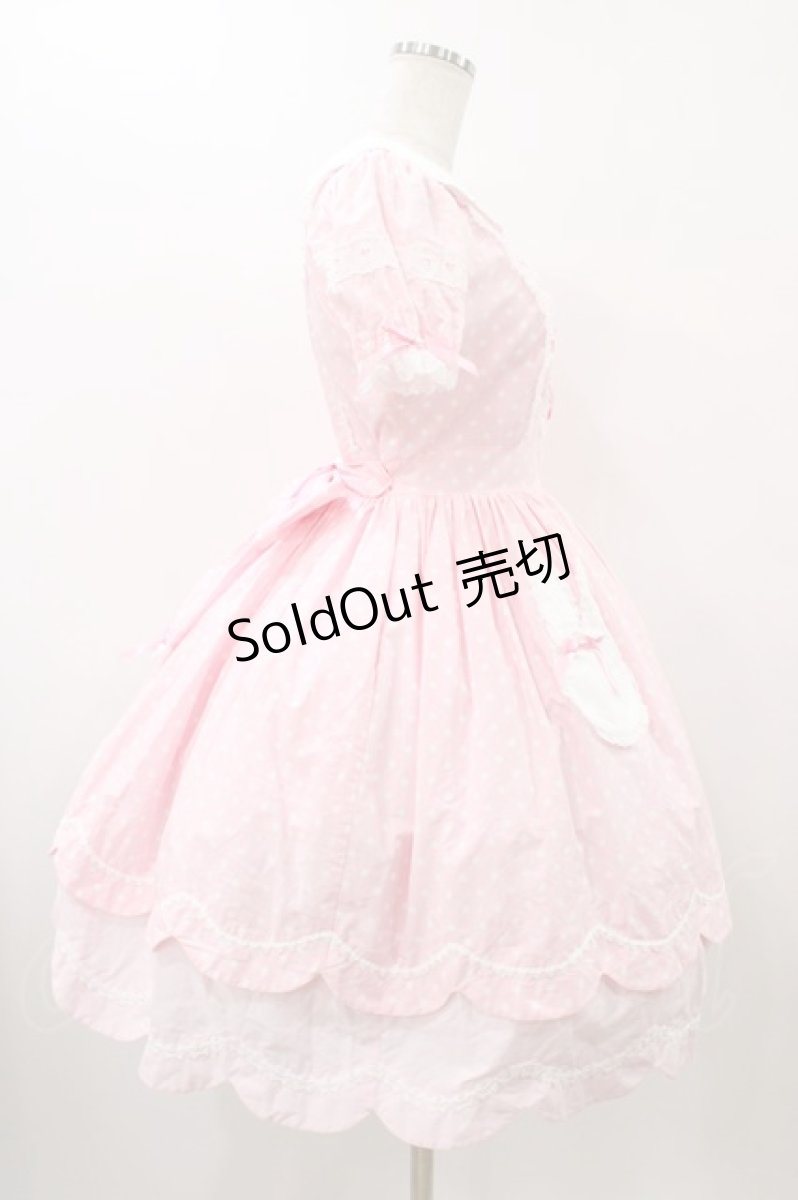 画像3: Angelic Pretty / うさぎちゃんポッケワンピース Free ピンク H-25-12-05-1020-AP-OP-NS-ZH (3)