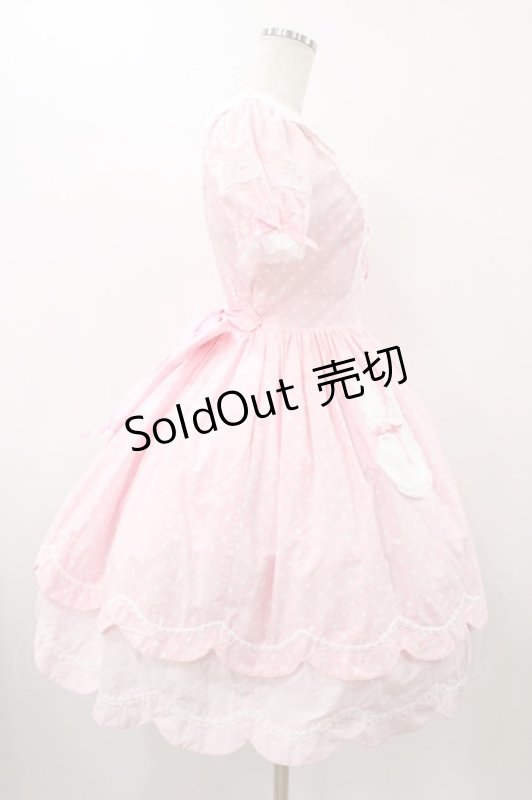 画像3: Angelic Pretty / うさぎちゃんポッケワンピース Free ピンク H-25-12-05-1020-AP-OP-NS-ZH (3)