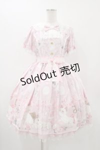 Angelic Pretty / Romantic Catワンピース Free ピンク H-25-12-05-1021-AP-OP-NS-ZH