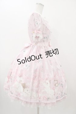 画像3: Angelic Pretty / Romantic Catワンピース Free ピンク H-25-12-05-1021-AP-OP-NS-ZH