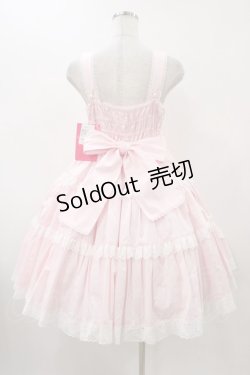 画像2: Angelic Pretty / 肩リボンジャンパースカート Free ピンク H-25-12-05-1022-AP-OP-NS-ZH