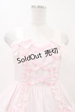 画像4: Angelic Pretty / 肩リボンジャンパースカート Free ピンク H-25-12-05-1022-AP-OP-NS-ZH