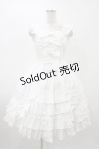 Angelic Pretty / Sweetフリルジャンパースカート Free ホワイト H-25-12-05-1023-AP-OP-NS-ZH