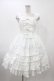 画像1: Angelic Pretty / Sweetフリルジャンパースカート Free ホワイト H-25-12-05-1023-AP-OP-NS-ZH (1)