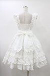 画像2: Angelic Pretty / Sweetフリルジャンパースカート Free ホワイト H-25-12-05-1023-AP-OP-NS-ZH (2)