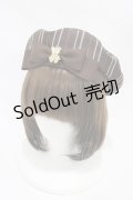 Amavel / Secret Royal Bearベレー帽  ブラウン H-25-12-05-1004-CA-AC-NS-ZH