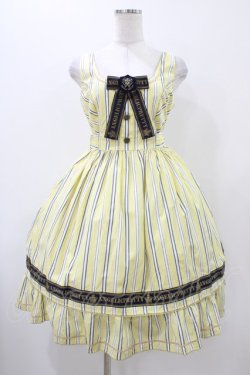 画像1: Angelic Pretty / Bunny College Summerジャンパースカート Free イエロー H-25-12-05-1024-AP-OP-NS-ZH