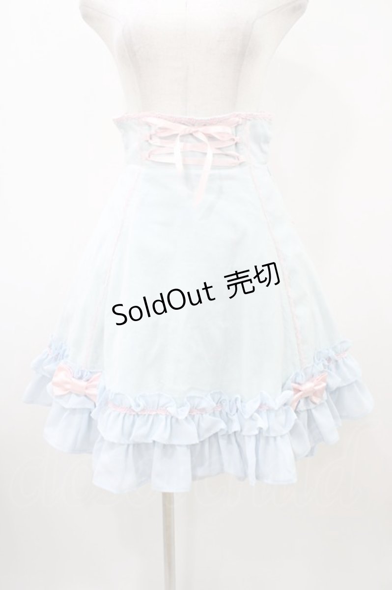 画像1: Angelic Pretty / リボンデコレーションスカート Free サックス H-25-12-05-1028-AP-SK-NS-ZH (1)