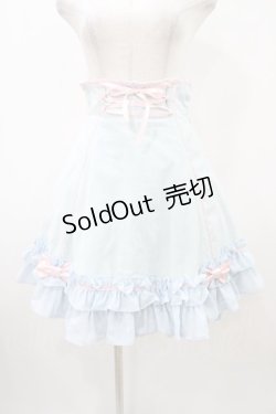 画像1: Angelic Pretty / リボンデコレーションスカート Free サックス H-25-12-05-1028-AP-SK-NS-ZH