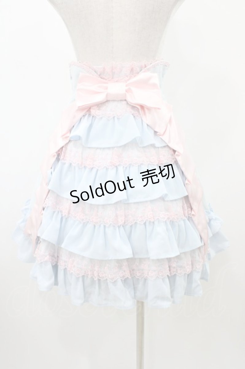 画像2: Angelic Pretty / リボンデコレーションスカート Free サックス H-25-12-05-1028-AP-SK-NS-ZH (2)