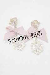 m petit by misako / AM*NIPLビジューイヤリング  ピンク H-25-12-05-054-LO-AC-NS-ZH