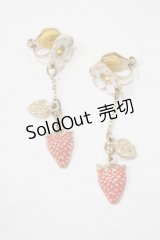 m petit by misako / AMイチゴイヤリング  ゴールド H-25-12-05-056-LO-AC-NS-ZH