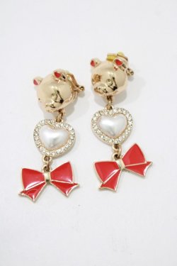 画像1: m petit by misako / AMクマPイヤリング  ゴールド H-25-12-05-058-LO-AC-NS-ZH