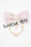 m petit by misako / AMクラウンビジューブローチ  ピンク H-25-12-05-060-LO-AC-NS-ZH