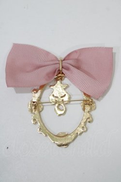 画像2: m petit by misako / AMクラウンビジューブローチ  ピンク H-25-12-05-060-LO-AC-NS-ZH