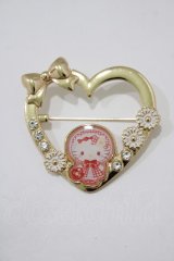 m petit by misako / AMキティブローチ  レッド H-25-12-05-061-LO-AC-NS-ZH