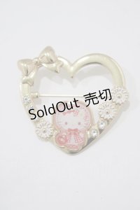 m petit by misako / AMキティブローチ  レッド H-25-12-05-061-LO-AC-NS-ZH