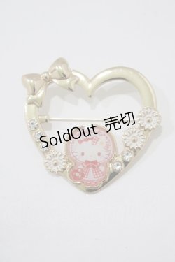 画像1: m petit by misako / AMキティブローチ  レッド H-25-12-05-061-LO-AC-NS-ZH