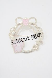 m petit by misako / AMマイメロブローチ  ピンク H-25-12-05-062-LO-AC-NS-ZH