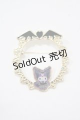 m petit by misako / AMクロミブローチ  ブラック H-25-12-05-063-LO-AC-NS-ZH