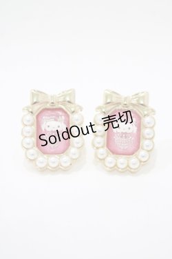 画像1: m petit by misako / AM*キティイヤリング  レッド H-25-12-05-066-LO-AC-NS-ZH