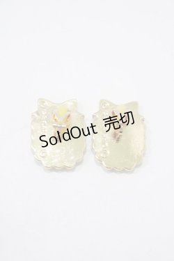 画像2: m petit by misako / AM*キティイヤリング  レッド H-25-12-05-066-LO-AC-NS-ZH