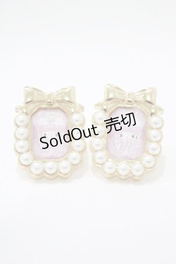 画像1: m petit by misako / AM*マイメロイヤリング  ピンク H-25-12-05-068-LO-AC-NS-ZH