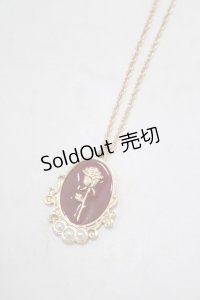 m petit by misako / AMフラワーネックレス  レッド H-25-12-05-069-LO-AC-NS-ZH