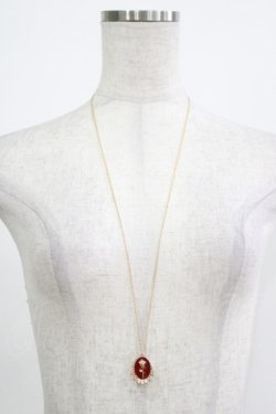 画像2: m petit by misako / AMフラワーネックレス  レッド H-25-12-05-069-LO-AC-NS-ZH