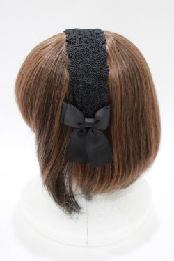 画像2: m petit by misako / TT*AMレースカチューシャ  ブラック H-25-12-05-074-LO-AC-NS-ZH