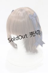 LOTUS ribbon / ツインテールリボンバレッタ  ネイビー H-25-12-05-075-EL-ZA-NS-ZH