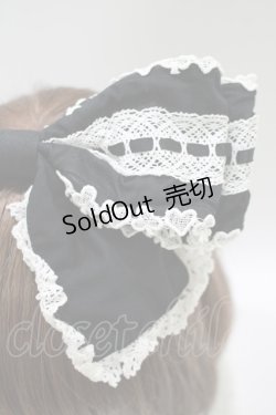 画像2: BABY,THE STARS SHINE BRIGHT / トランプレースカチューシャ  ブラック H-25-12-05-078-BA-AC-NS-ZH