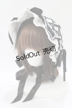画像1: BABY,THE STARS SHINE BRIGHT / スピンドールボンネット  ブラック H-25-12-05-079-BA-AC-NS-ZH