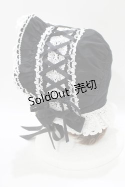 画像2: BABY,THE STARS SHINE BRIGHT / スピンドールボンネット  ブラック H-25-12-05-079-BA-AC-NS-ZH