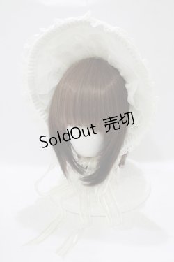 画像1: BABY,THE STARS SHINE BRIGHT / ミカエルの祝福ドールボンネット  オフ白 H-25-12-05-081-BA-AC-NS-ZH