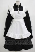 Favorite / 休憩中*やさぐれメイドのジャージワンピースセット M ブラック H-25-12-05-010-LO-OP-NS-ZH